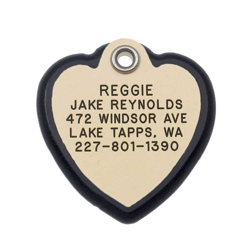 Heart Frame Tag, - Lucky Pet